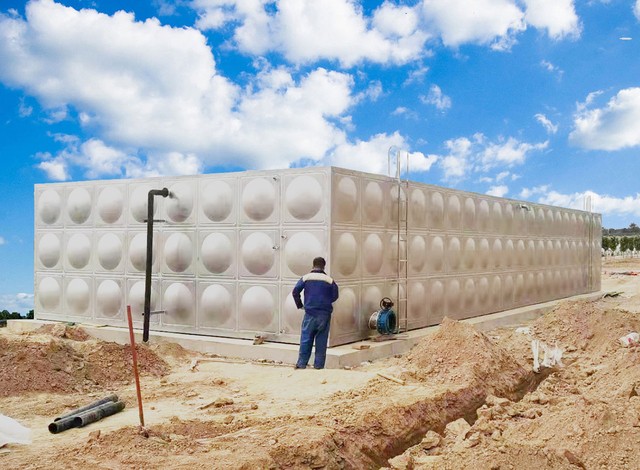 组合式不锈钢球板水箱