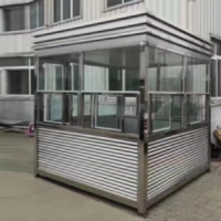 艺术不锈钢岗亭