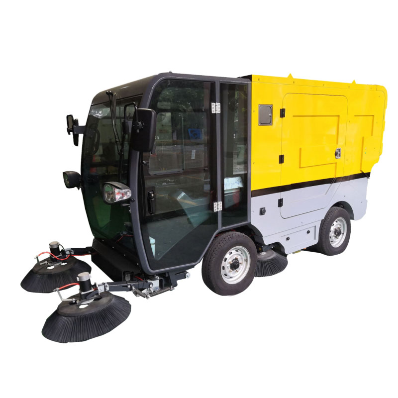 电动吸尘式扫地车