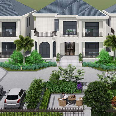 营山别墅景观设计