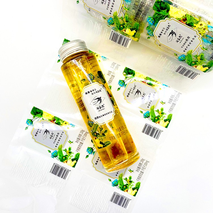 保健品不干胶标签